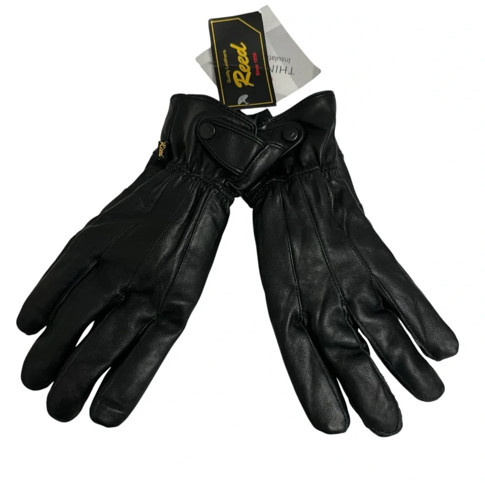 3m Insulate Leather Black Gloves Size L